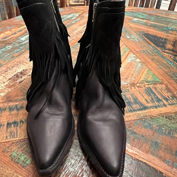 Free People Lawless black fringe boot, brand new - Picture 10 of 12